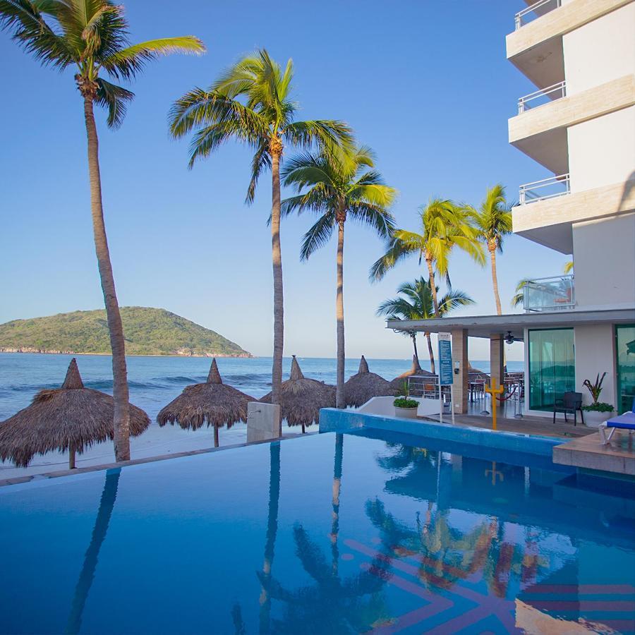 Star Palace Beach Hotel Mazatlan Bagian luar foto